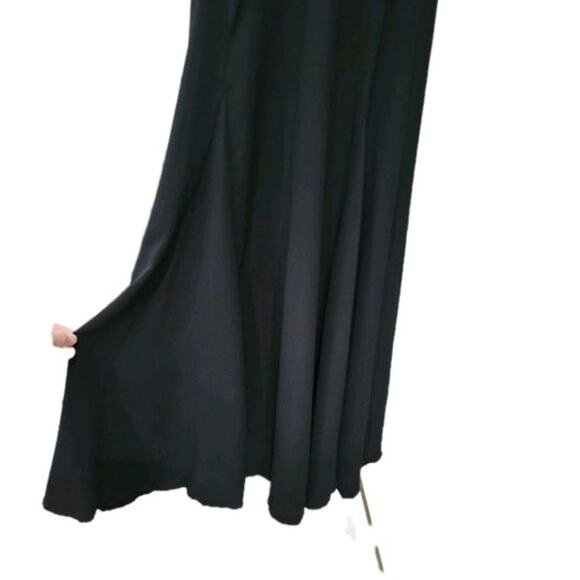 ZARA Midi Shirt Dress Women's Medium Black Collared Buttons Effortless - Picture 13 of 14